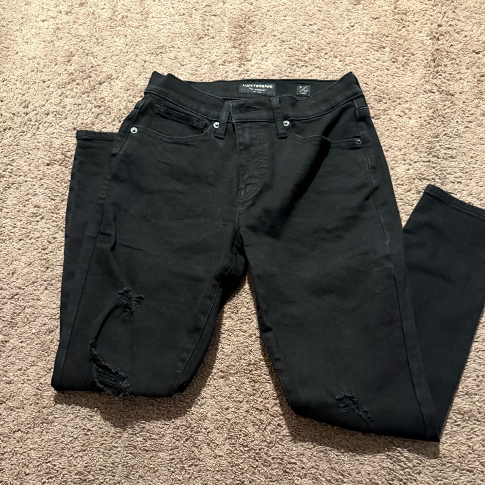 Lucky Brand Black Mid Rise Jeans